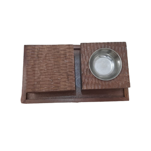 Regalo Árabe de Ramadán, Mubkhar de Madera, Quemador de Incienso, Juego de Cajas con Cajón, Aroma a Rosa, Incensario de Medio Oriente, Artesanía de Calidad - Product Image 5