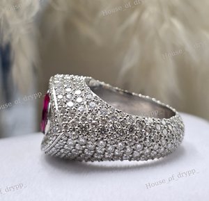 Eye Shape 925 Silver Cocktail <b>Ring</b> With Marquise Color Stone Handmade Setting Women's Luxury <b>Statement</b> <b>Ring</b> - Product Image 5