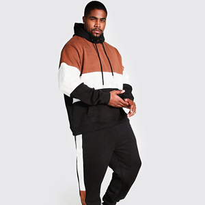 Chándal de invierno XXL personalizable de alta calidad para hombre, conjunto de entrenamiento polar con logotipo de alta visibilidad, servicio OEM al por mayor - Product Image 4