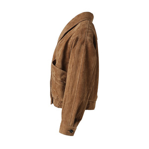 เสื้อหนังแกะแท้สำหรับผู้หญิงเสื้อโค้ทแขนยาวหนังแกะ100% สไตล์ใหม่ - Product Image 2