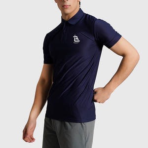 เสื้อโปโลออกกำลังกายทรงพอดีตัว ผ้าสัมผัสนุ่ม ทรงสปอร์ต คุณภาพสูง - Product Image 1