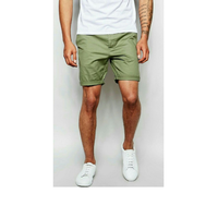 Shorts chino pour homme, grande taille, respirants, super extensibles, coupe slim, décontractés, en coton et élasthanne, pour l'été, avec logo de marque personnalisé