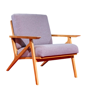 Silla de ocio moderna de mediados de siglo, salón de madera duradero con cojines para el hogar, sala de estar, apartamento, Hotel, muebles de Villa - Product Image 2