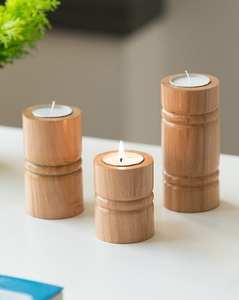 100%premium quality wooden <b>tea</b> <b>light</b> holders - Product Image 1