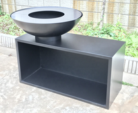 Foyer d'extérieur avec anneau grill COOKING FIRE PIT