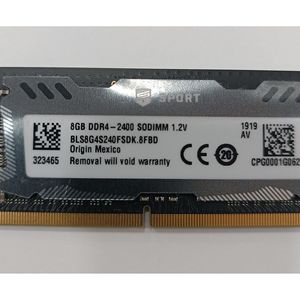 Balistix 8 Gb Drr4 Leptop Ram