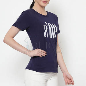 2025 nuevo estilo de mujer, camiseta de manga corta personalizable ecológica, cuello redondo, Material suave transpirable de secado rápido para verano - Product Image 2