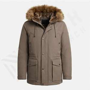 Veste parka matelassée pour homme, imperméable, manteau d'hiver, isolée, thermique, chaude, vêtements d'extérieur résistants, protection contre la neige, respirante - Product Image 1
