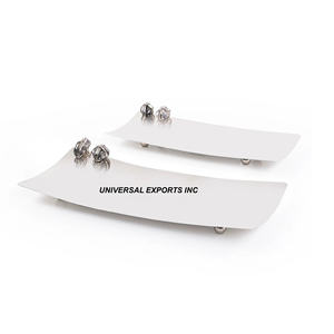 Handmade Rectangle Chocolate Tray <b>Silver</b> Finished Eco-Friendly Decorative Metal Platter <b>Top</b> Selling Fancy Chocolate Tray - Product Image 2