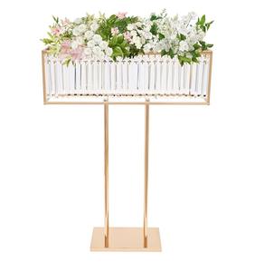 Metal Crystal <b>Table</b> <b>Flower</b> Stand Wedding Decoration <b>Table</b> Centerpiece <b>Flower</b> Vase Party Wedding <b>Decor</b> Props - Product Image 5