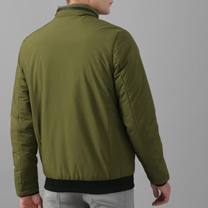 Veste bouffante pour hommes à la mode, vêtements d'hiver haut de gamme coupe ajustée, veste en duvet vierge unie - Product Image 3
