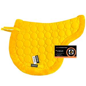 Almohadilla de montura acolchada de piel para saltos y uso general, forma de resistencia, acolchado suave, impermeable, transpirable, con correa de sujeción para larga distancia - Product Image 3