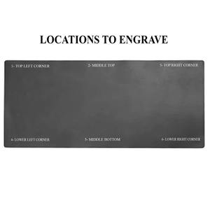 Tapis de bureau en cuir véritable de luxe, résistant, anti-odeurs, surface en cuir de vache lisse, fait à la main pour ordinateur portable - Product Image 5