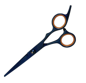 Ciseaux de coiffeur avec logo personnalisé et lames tranchantes en acier japonais de 6.0 pouces, manche décalé, matériau en acier inoxydable - Product Image 5