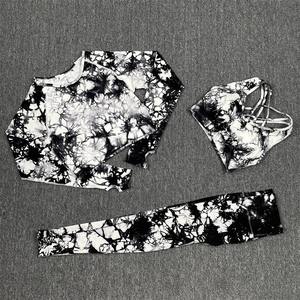 Tip Top Marques Femmes Yoga Ensembles Sexy Soutien-Gorge Running Leggings Fitness Sport Workout Vêtements Gym Taille Haute Shorts Costume - Product Image 6