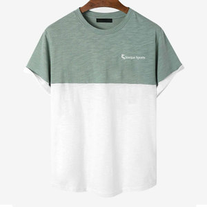 เสื้อยืดแฟชั่นสำหรับผู้ชาย ดีไซน์กราฟิกทันสมัย เรียบง่ายและมินิมอล ผ้าเนื้อบางเบา เหมาะสำหรับลุคสบายๆ และสไตล์สตรีท - Product Image 1