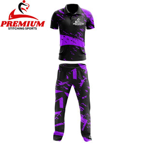Conjunto de uniforme de cricket, Polo de manga corta con pantalón a juego - Product Image 1