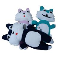 Jouet en peluche en forme de chat, nouveau modèle vietnamien, tissu doux, en peluche pour animal de compagnie, pour jouer à l'intérieur et à l'extérieur, amusant