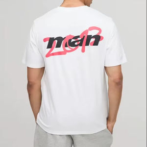 2025 Men's Oversized Streetwear T-Shirt <b>100</b>% Cotton Customized Premium Sewing Wholesale OEM <b>Yarn</b> Dyed Knitted Blank Design - Product Image 1