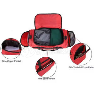 Sac de voyage à la mode avec sangles rembourrées et poches intérieures organisées sac de sport avec manchon de chariot - Product Image 5