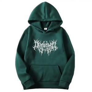 USA Tailles personnalisées Streetwear Hommes Mode Broderie 100% Coton Sweatshirts à capuche - Product Image 6