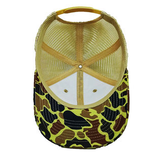 OEM ODM Vietnam Fábrica Personalizado 6 Paneles Estructurado Camuflaje Trucker Caps En Blanco Personalizado Logo Strucker Unisex Al Aire Libre - Product Image 6