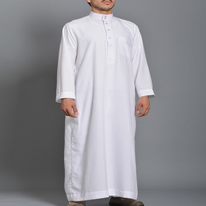 Robe élégante Jubba pour hommes Robe traditionnelle islamique à manches longues pour l'Aïd et le Ramadan Élégant à vendre - Product Image 5