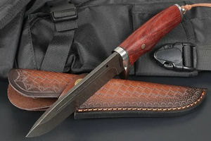 Best Stainless Steel Fixed <b>Blade</b> Hunting <b>Knife</b> Serrated Edge Custom OEM Options 3-Year Warranty-Industrial Grade for Outdoor - Product Image 2