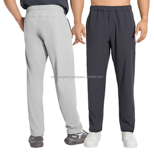 Bas de jogging pour hommes, coupe ajustée, léger, anti-statique, en polyester et coton, pour adultes, avec logo privé - Product Image 5