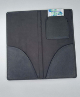 ADORA Porte-billets de menu en cuir PU noir de haute qualité et durable pour hôtels et restaurants avec fente pour reçu de carte