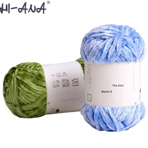 6Mm Chenille Len Dày Chủ Đề 100G Fluffy Nhung Khăn Sợi Cường Độ Cao Của Nhãn Hiệu DIY Crochet Dye Mô Hình Dệt Kim Công Cụ Fdy Dty - Product Image 1