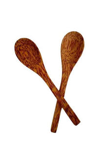 Cuillère en bois écologique Ustensile naturel pour salade, soupe à manger Cuisson Remuer Servir Outils de cuisine Hôtels Cafés Traiteur - Product Image 2