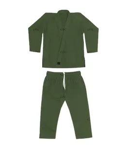 Jiu jitsu-uniformes de artes marciales brasileños para niños, colores respetuosos con los logotipos personalizados y las etiquetas, precios de fábrica al por mayor - Product Image 1