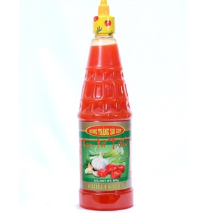 Salsa de Tomate, Ajo y Chile Rojo Kosher Certificada Silk Chains 850g, Sabor Vietnamita Picante y Dulce, 12% Brix, Envasada en Botella a Granel, Sal - Product Image 2