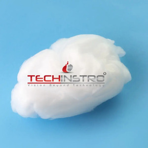 Laine de quartz haute pureté TECHINSTRO 0,5 kg, taille personnalisée OEM pour applications d'isolation thermique, résistantes à la chaleur, usage industriel et en laboratoire - Product Image 2