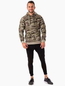 Sudadera con Capucha con Estampado de Jungla, Estilo Urbano, Tejido Grueso, 100% Algodón, Sudadera con Capucha y Cremallera, Estilo Vintage, Doble Capa, Personalizada para Hombre - Product Image 5