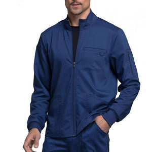 Chaqueta Médica con Cierre Frontal para Hombre, con Tela Elástica de Spandex, Secado Rápido y Transpirable, Uniformes Médicos de Alta Calidad para Enfermeros - Product Image 2