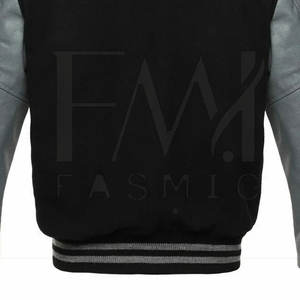 Men's High Quality Canvas Bomber Letterman <b>Jacket</b> Breathable <b>Fleece</b> <b>Lining</b> Customizable Warm Winter Outerwear - Product Image 6