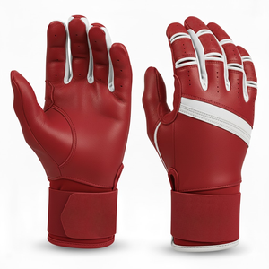 Gants de frappe de baseball en cuir de haute qualité pour adultes, design léger, support de poignet solide, personnalisable - Product Image 2