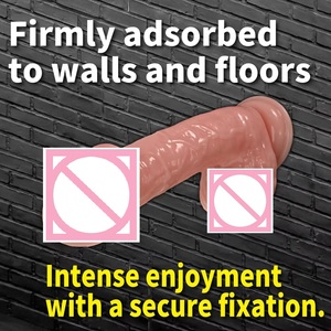 Precios Atractivos Finesse Calidad Orientada Practicidad Punta Grande Tacto Cómodo Elástico Deslumbrante Consolador Grande con Ventosa de Succión al Vacío de Primera Calidad - Product Image 5