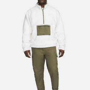 Ropa Casual Urbana 2026 para Hombre, Sudadera con Media Cremallera, Mezcla de Algodón Suave, Sudadera con Logotipo Personalizado OEM, Venta al por Mayor de Fábrica para Invierno - Product Image 1