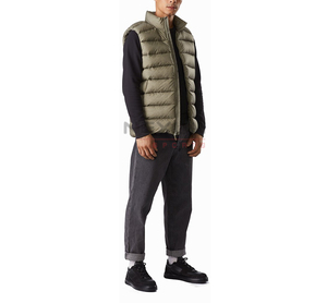 2025 nuevo Otoño Invierno ligero Color personalizado acolchado abajo chalecos transpirables hombres cremallera estilo Puffer chalecos al por mayor - Product Image 2