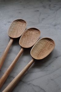 Juego de utensilios de cocina de madera de teca natural o acacia con soporte para cucharas Juego de cucharas de cocina de madera y soporte para utensilios - Product Image 5