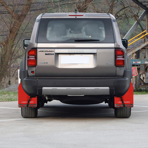 Ensemble de 4 garde-boue noir et rouge haute résistance, protection de passage de roue, pièces extérieures de voiture pour Toyota Land Cruiser LC250 2024 - Product Image 4