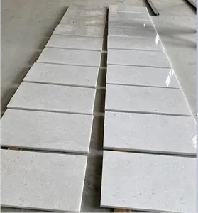 Carreaux de marbre en cristal blanc pur Yen Bai, vente en gros de 20mm