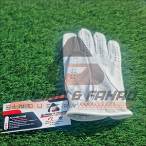 Guantes de golf de cuero Cabretta Premium blanco suave sensación cómoda con agarre antideslizante transpirable para todos los golfistas deportivos - Product Image 1