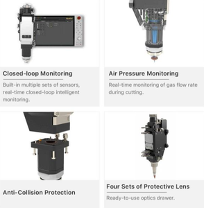 Cabezal de corte láser autonivelante serie BOCI Max BLT4 0-15kW FL150/200 cabezal de corte de Metal de alta velocidad para máquina de corte - Product Image 2