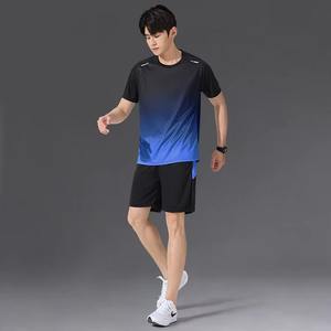 Uniforme de tenis de secado rápido 100 poliéster para hombre, ropa de gimnasio para hombre, ropa de tenis transpirable, chándal corto, de Netball Jersey, logotipo personalizado - Product Image 3