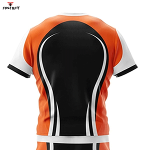 2025 Kit de uniformes de Rugby con diseño de sublimación 100% Material de poliéster hecho Kit de uniforme de Rugby de sublimación transpirable a la venta - Product Image 5