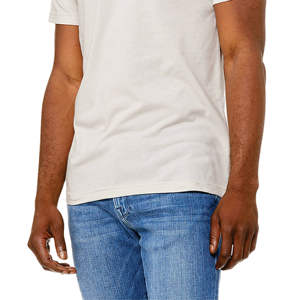 Heather Cement Unisex CVC T-shirt à manches courtes: 52% Airlume Peigné Anneau Filé Coton, 48% Poly, 32 Single, 4.2 oz - Product Image 4